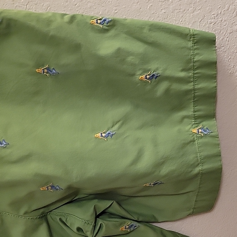 J. Crew Flat Front Shorts - Green - 33w - Picture 13 of 13